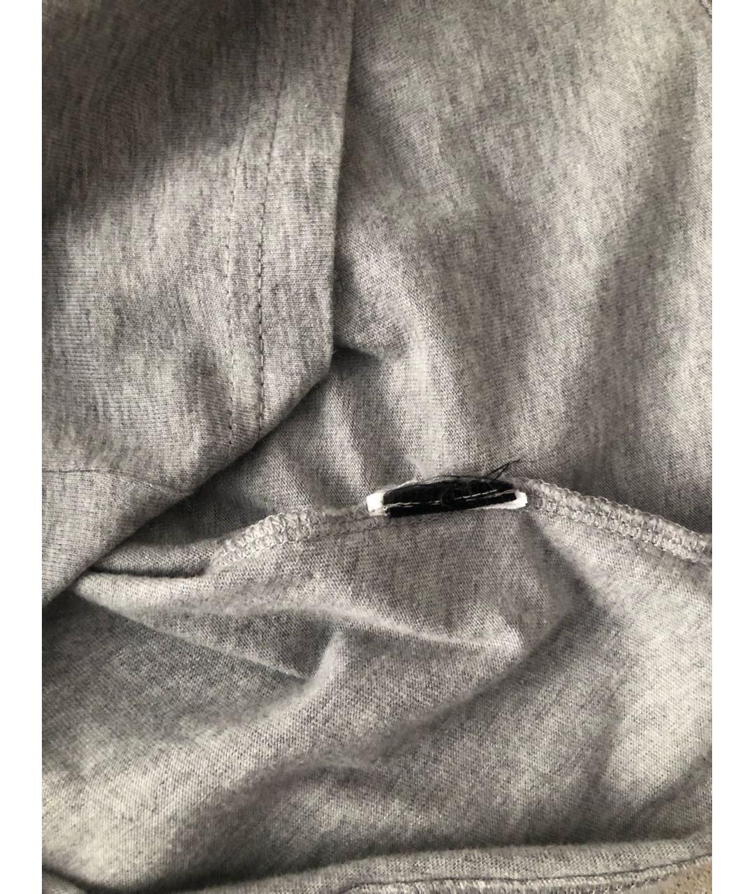 PHILIPP PLEIN Серая хлопковая футболка, фото 8