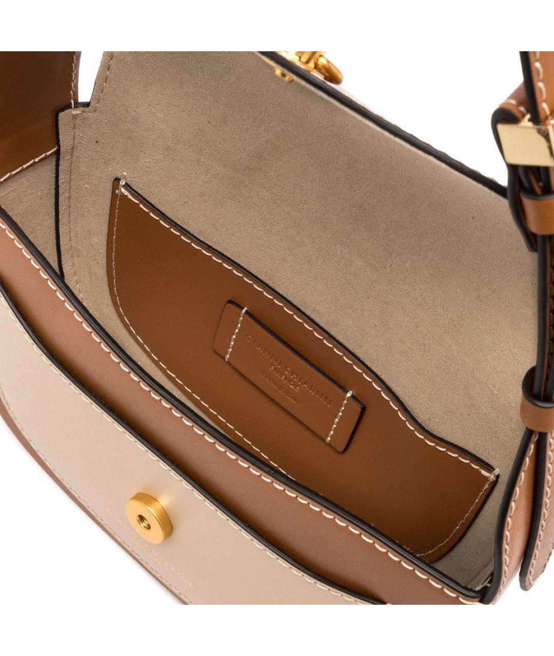 Gianni Chiarini Коричневая кожаная сумка через плечо, фото 4