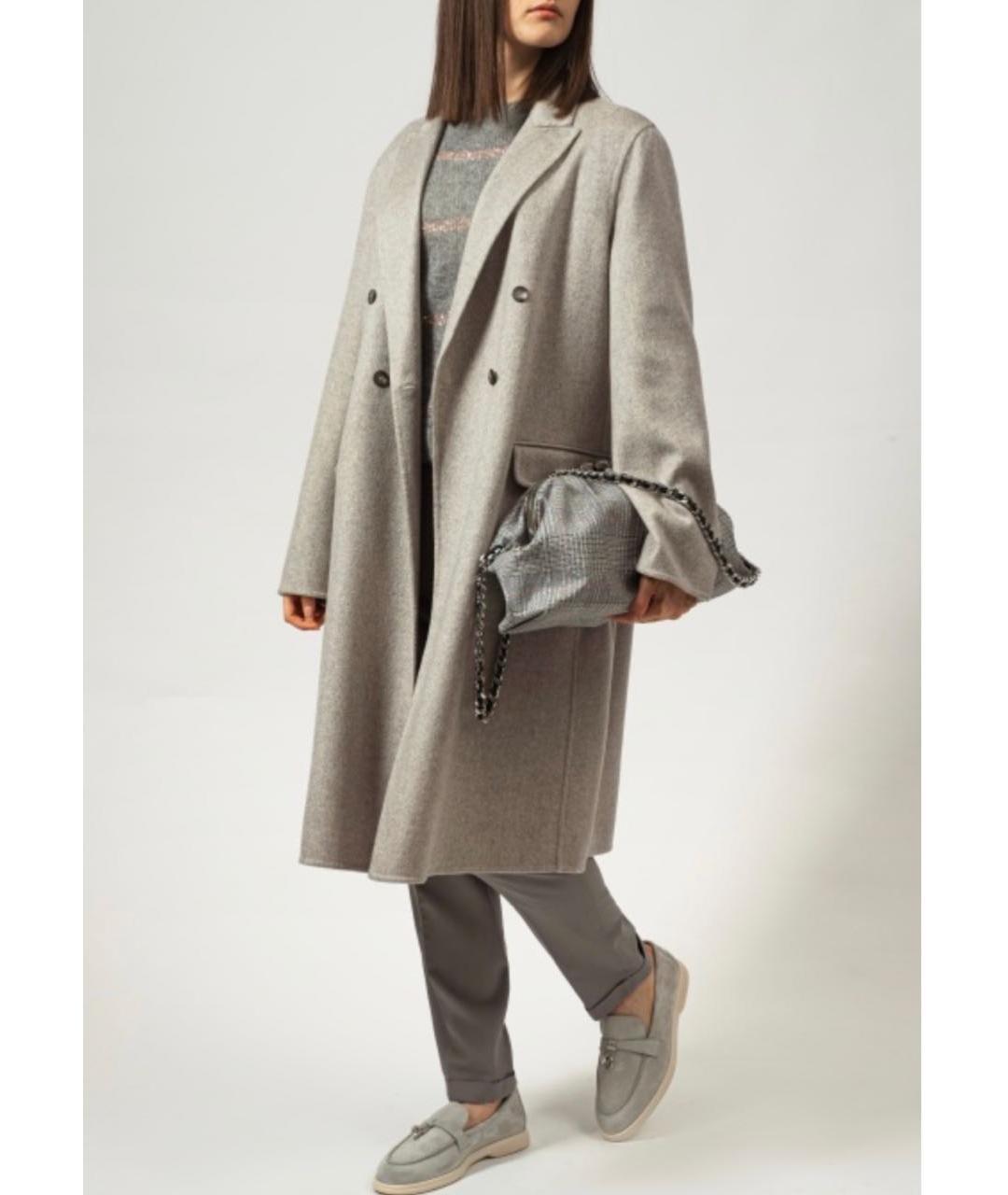 FABIANA FILIPPI Бежевое кашемировое пальто, фото 2