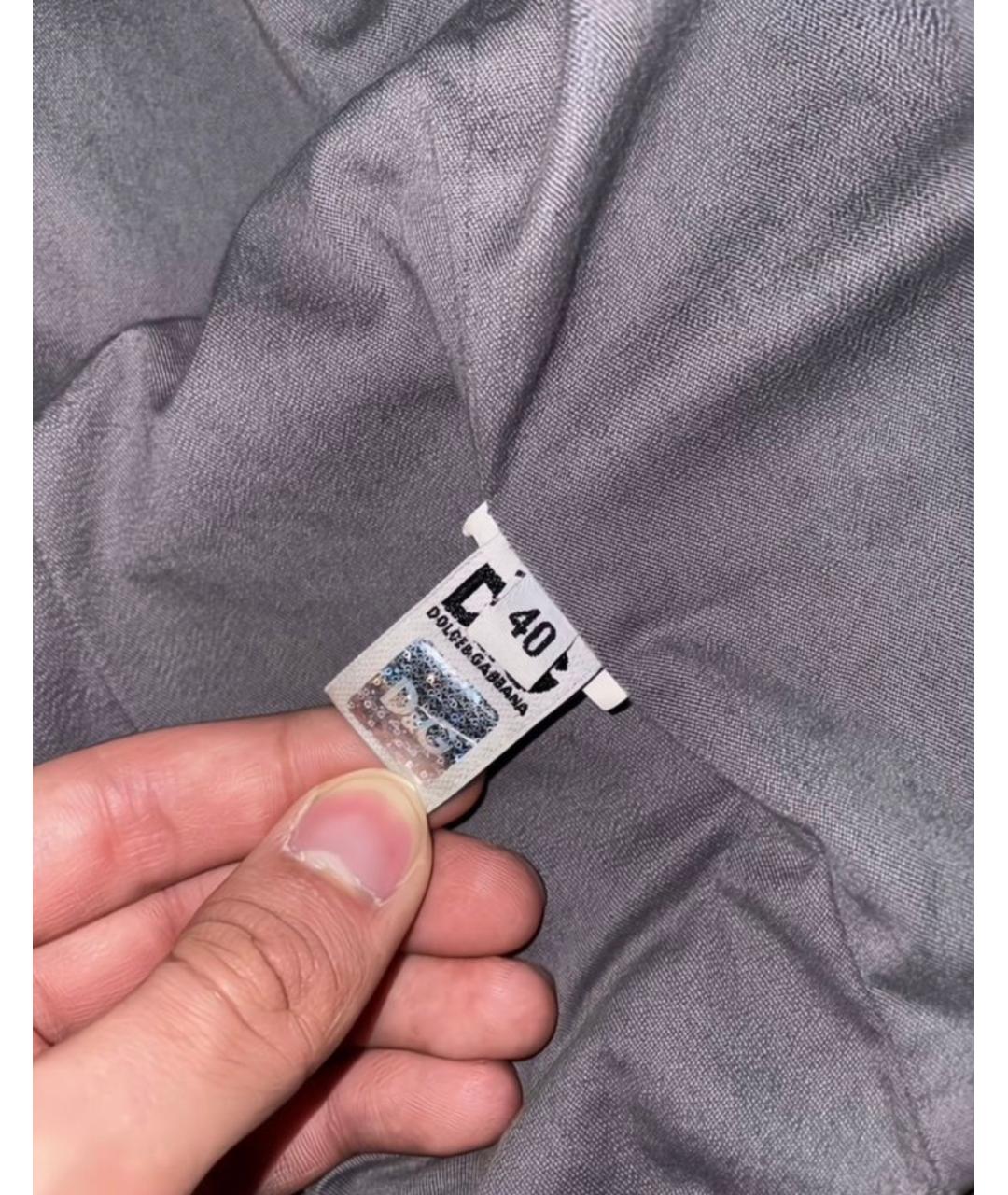 DOLCE&GABBANA Коричневая кожаная куртка, фото 4