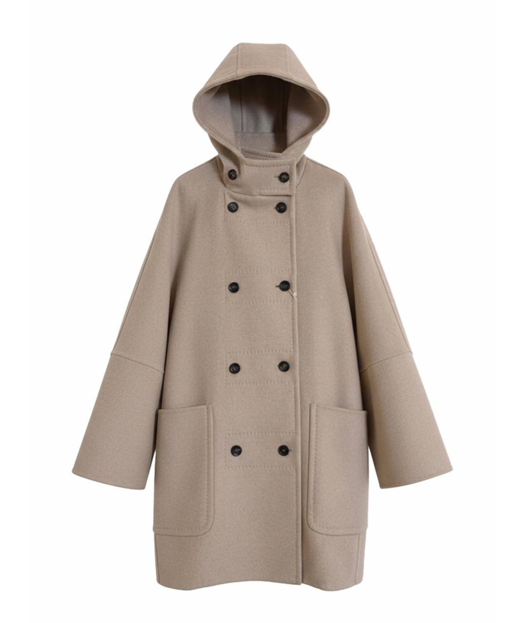 MAX MARA Бежевое кашемировое пальто, фото 1