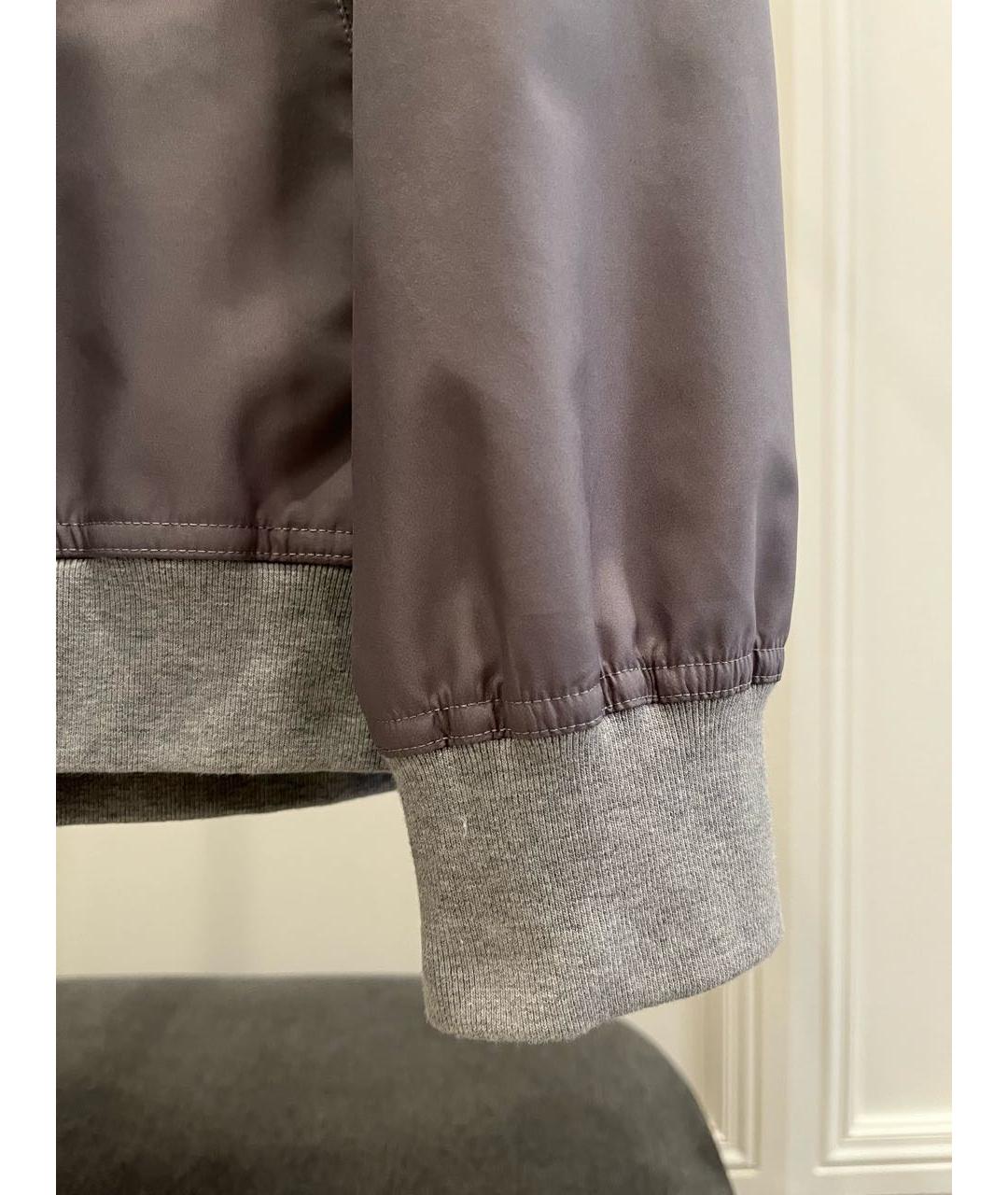 BRUNELLO CUCINELLI Серая хлопковая куртка, фото 3