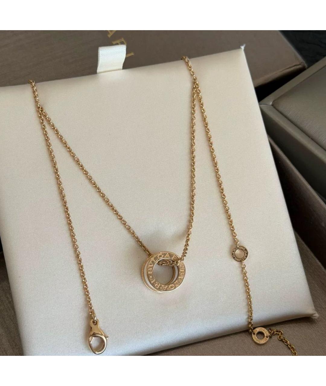 BVLGARI Золотая подвеска из розового золота, фото 5