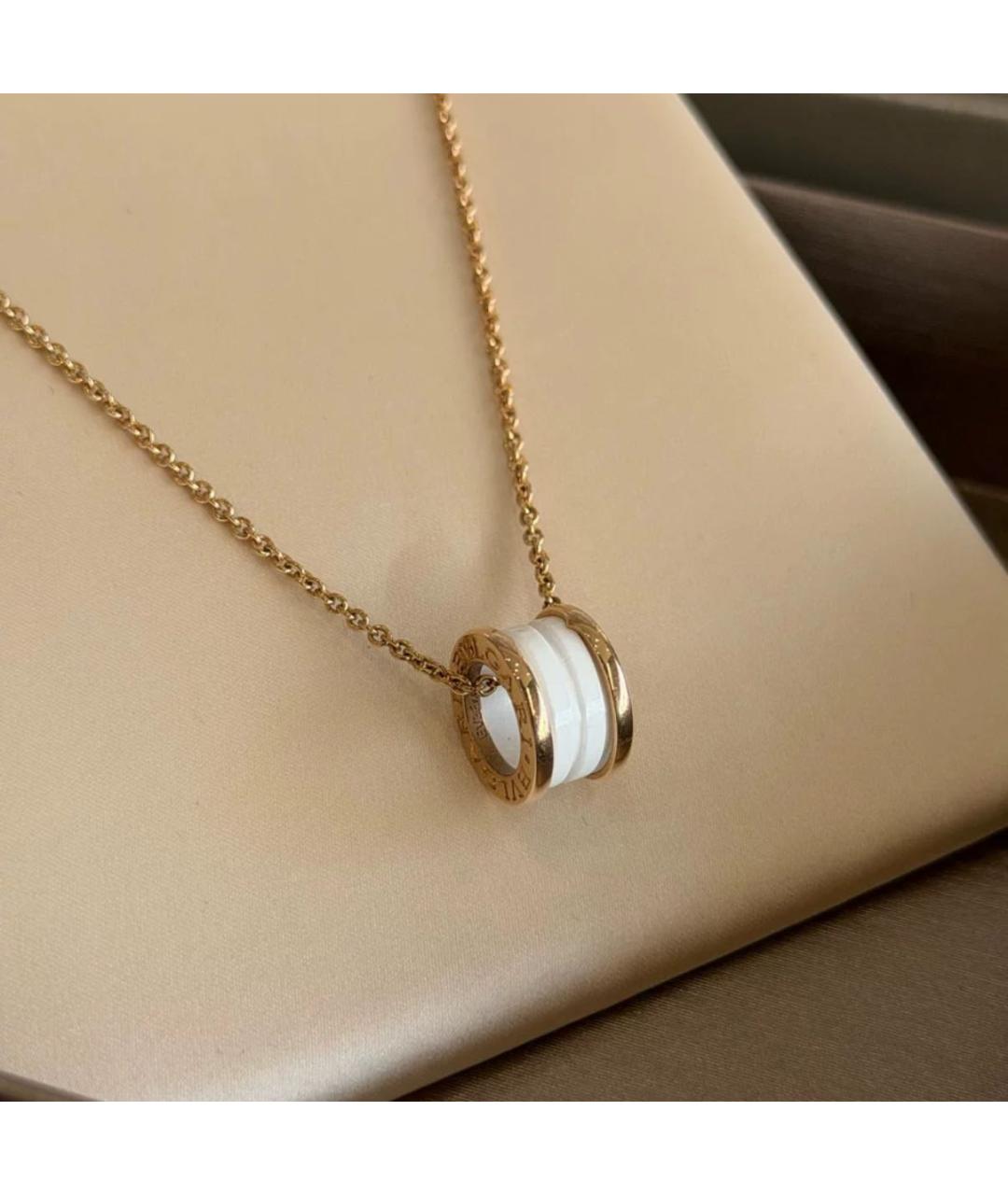 BVLGARI Золотая подвеска из розового золота, фото 8