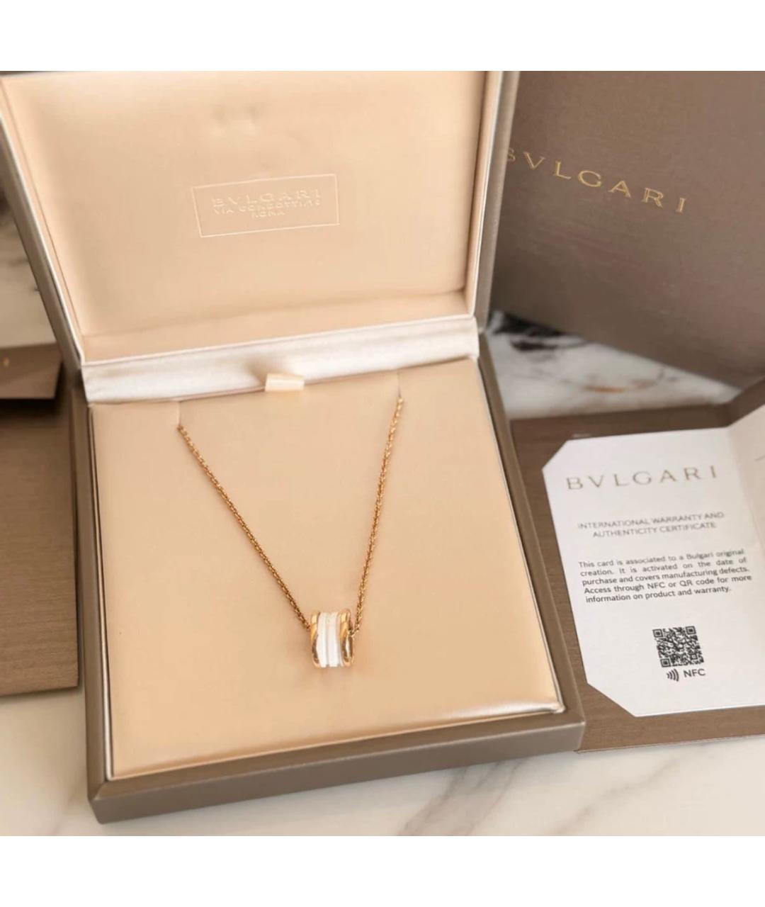 BVLGARI Золотая подвеска из розового золота, фото 9