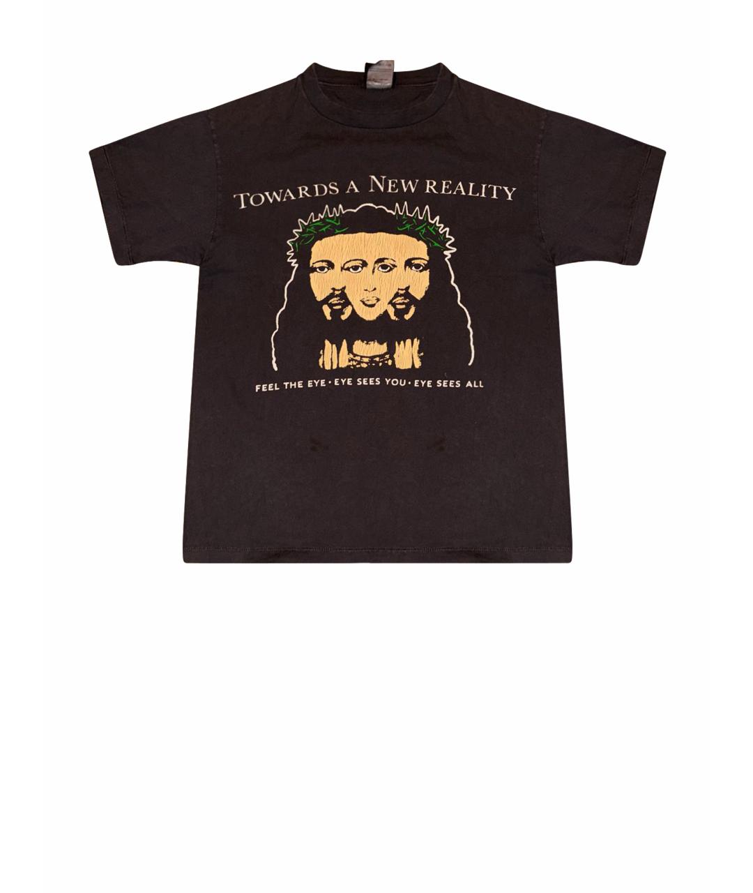 Saint Michael Черная хлопковая футболка, фото 8