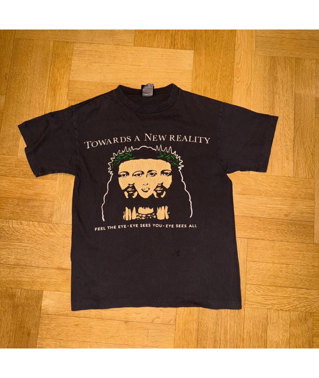 Saint Michael Черная хлопковая футболка, фото 7