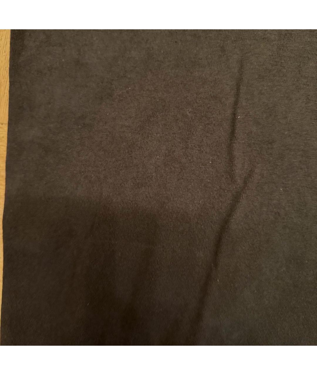 Saint Michael Черная хлопковая футболка, фото 4