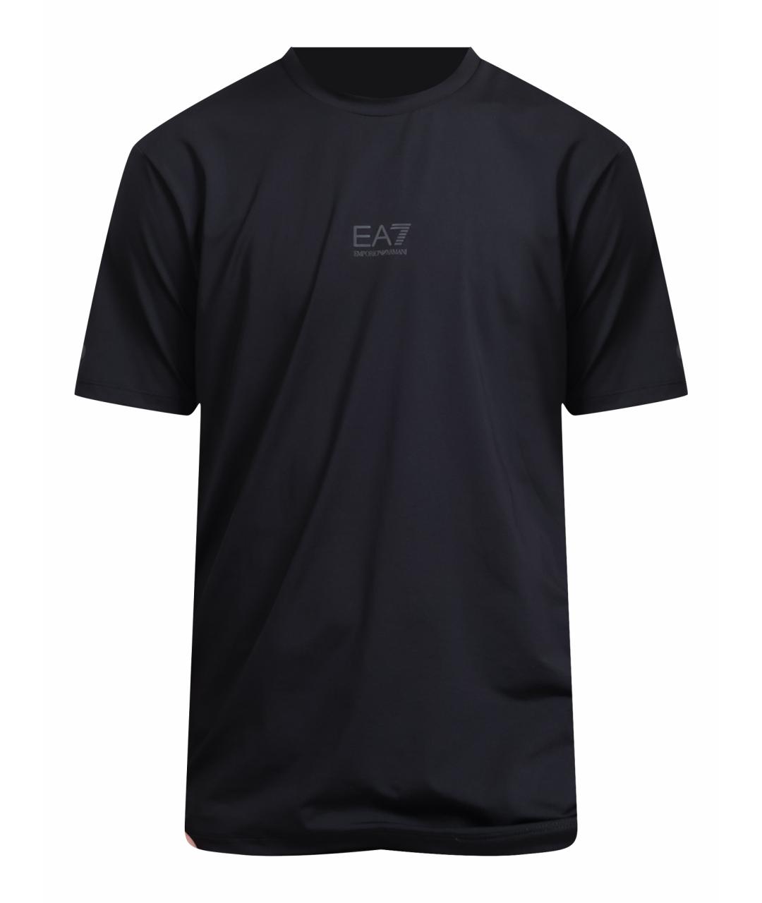EA7 Черная футболка, фото 1