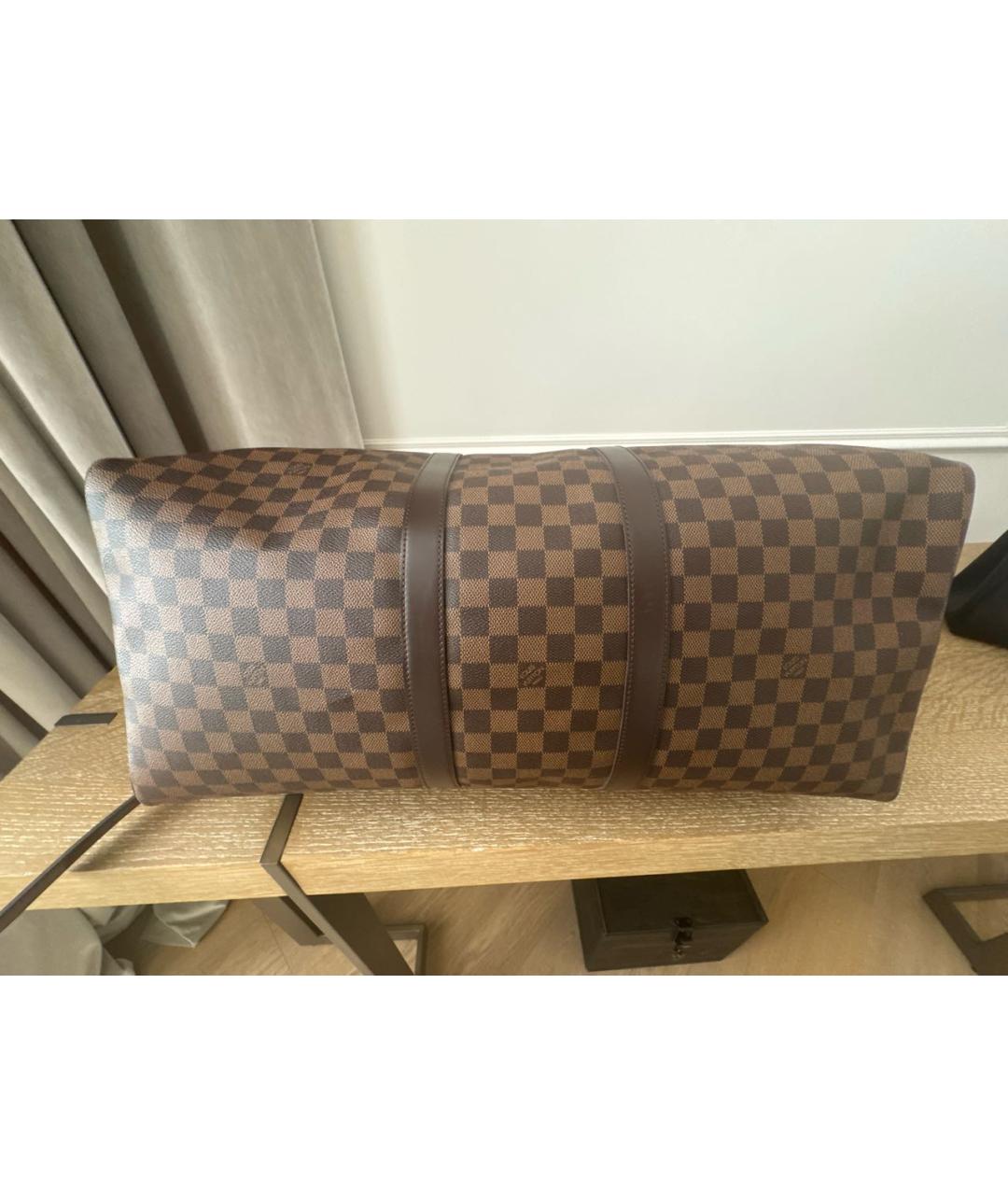 LOUIS VUITTON Коричневая дорожная/спортивная сумка, фото 3