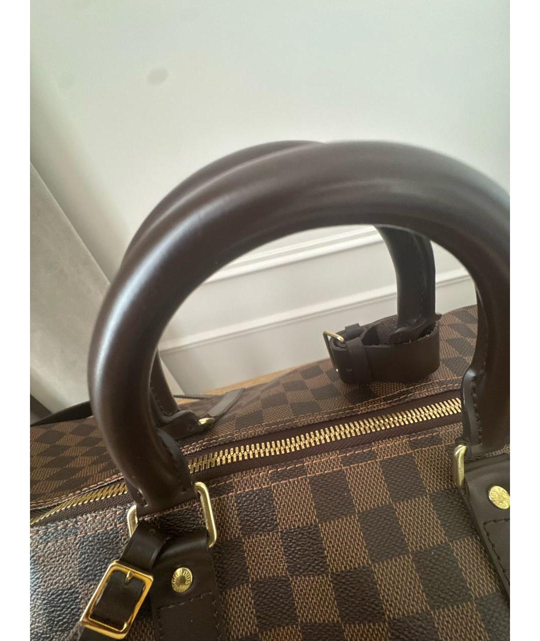 LOUIS VUITTON Коричневая дорожная/спортивная сумка, фото 7