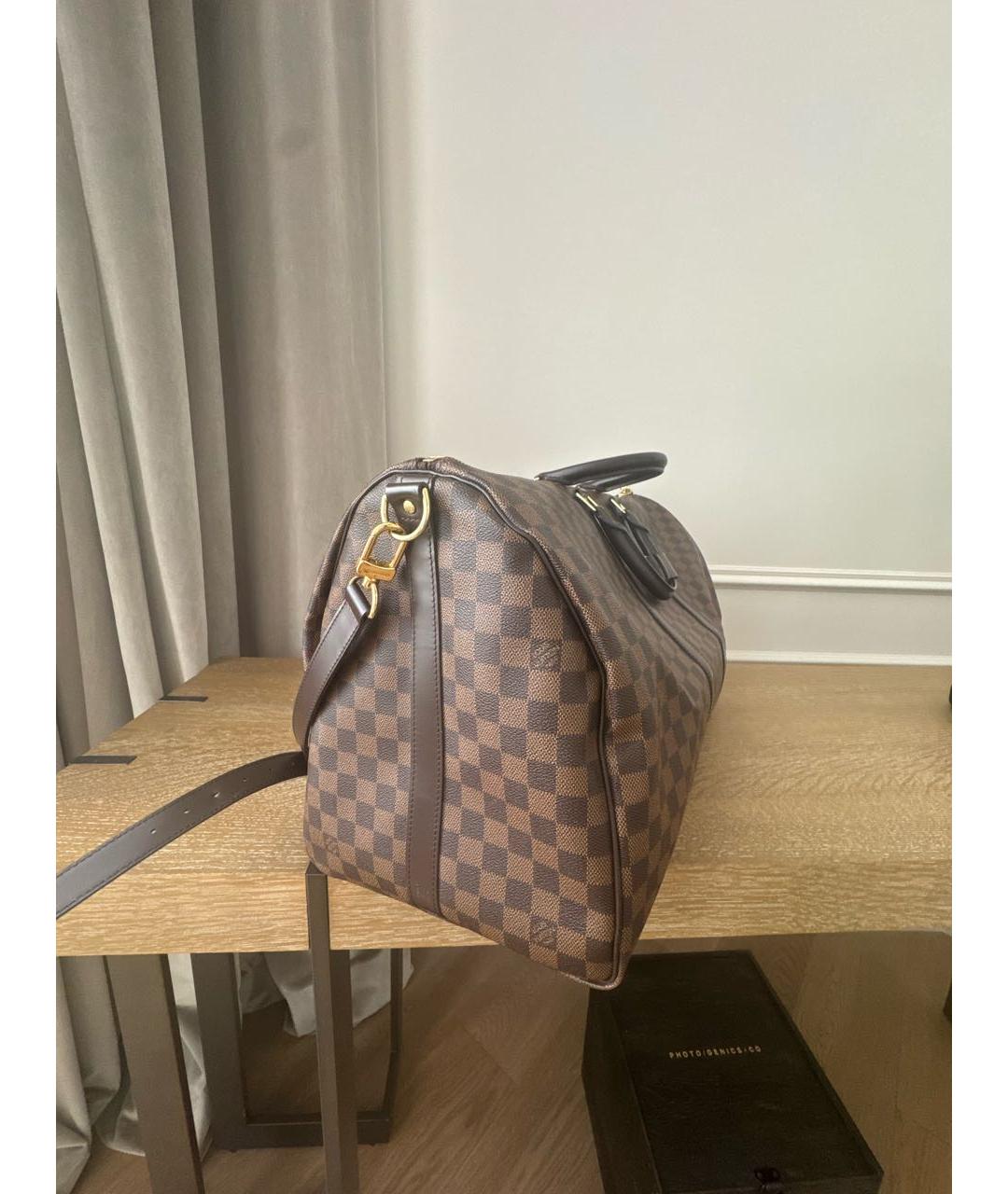 LOUIS VUITTON Коричневая дорожная/спортивная сумка, фото 2