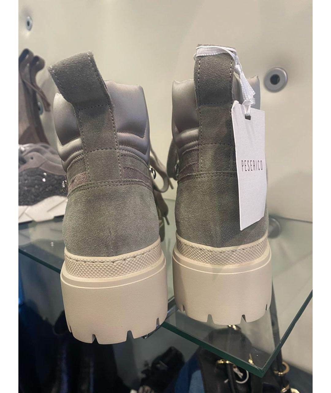 PESERICO Антрацитовые ботинки, фото 5