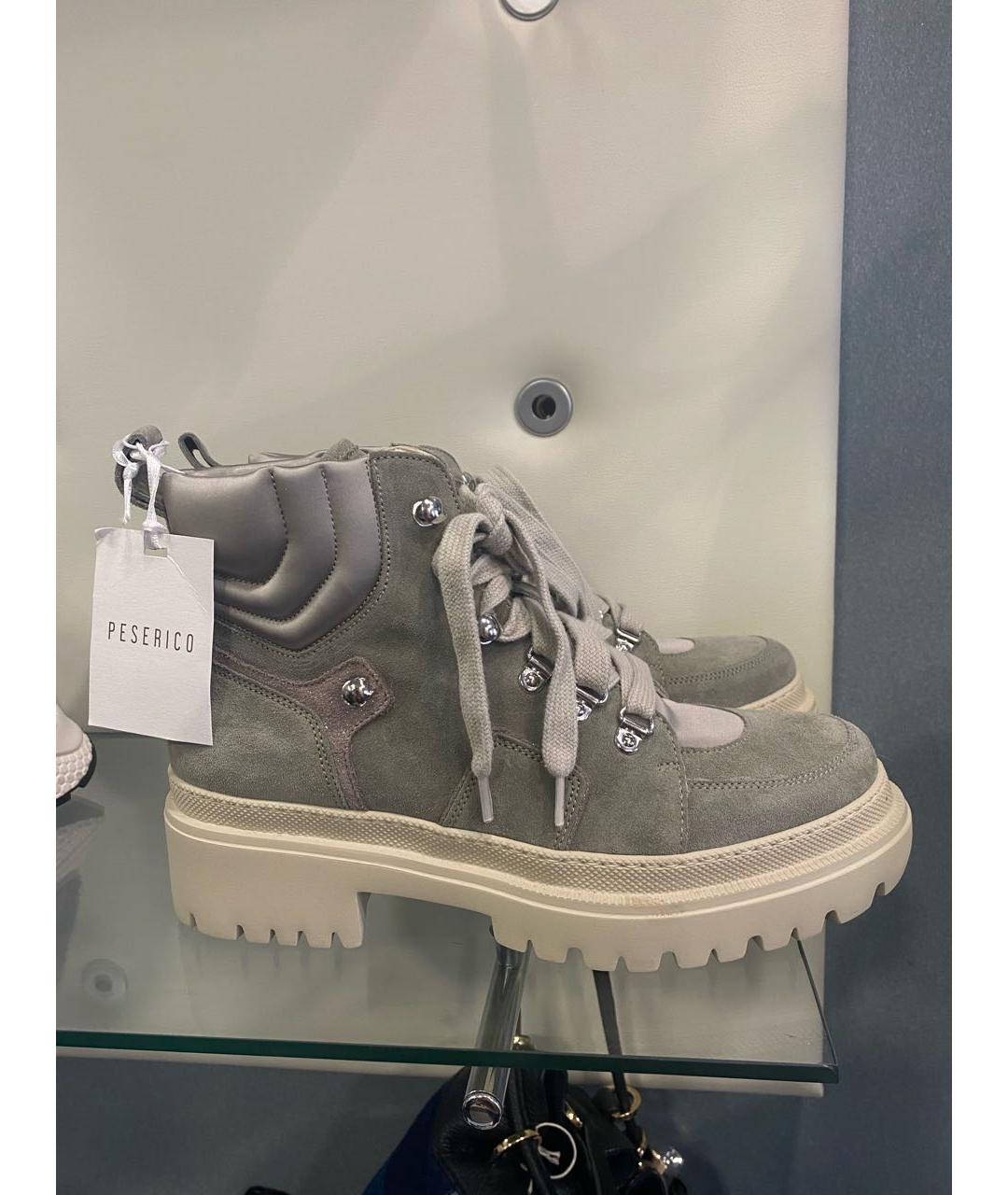 PESERICO Антрацитовые ботинки, фото 2