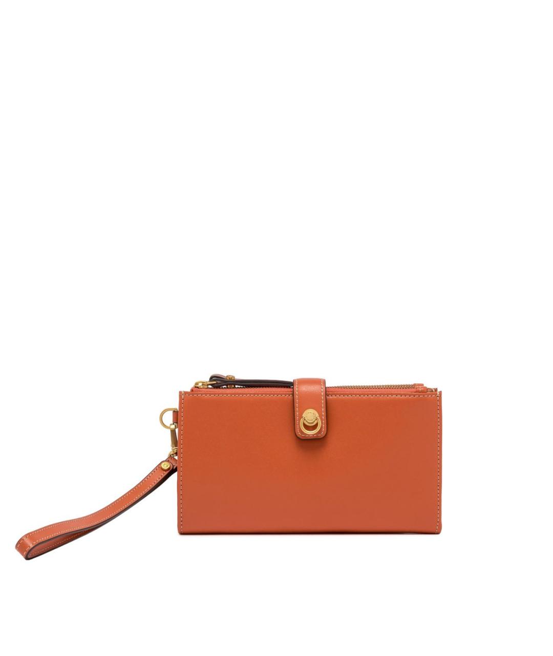 Gianni Chiarini Оранжевый кожаный кошелек, фото 6