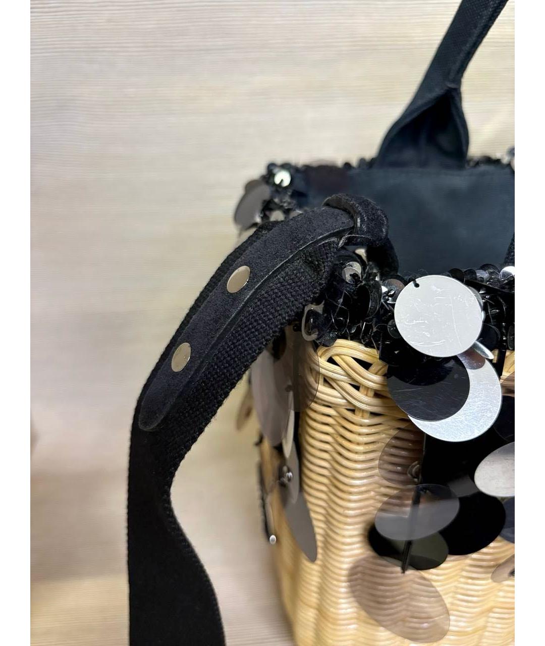 PRADA Бежевая пелетеная сумка через плечо, фото 3