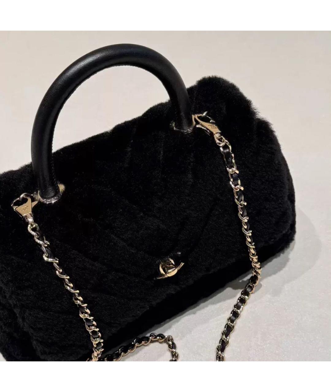 CHANEL Черная сумка через плечо, фото 2