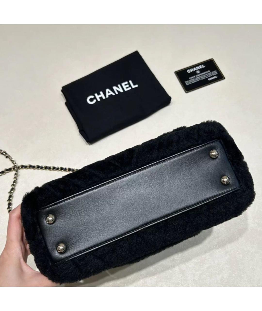 CHANEL Черная сумка через плечо, фото 3