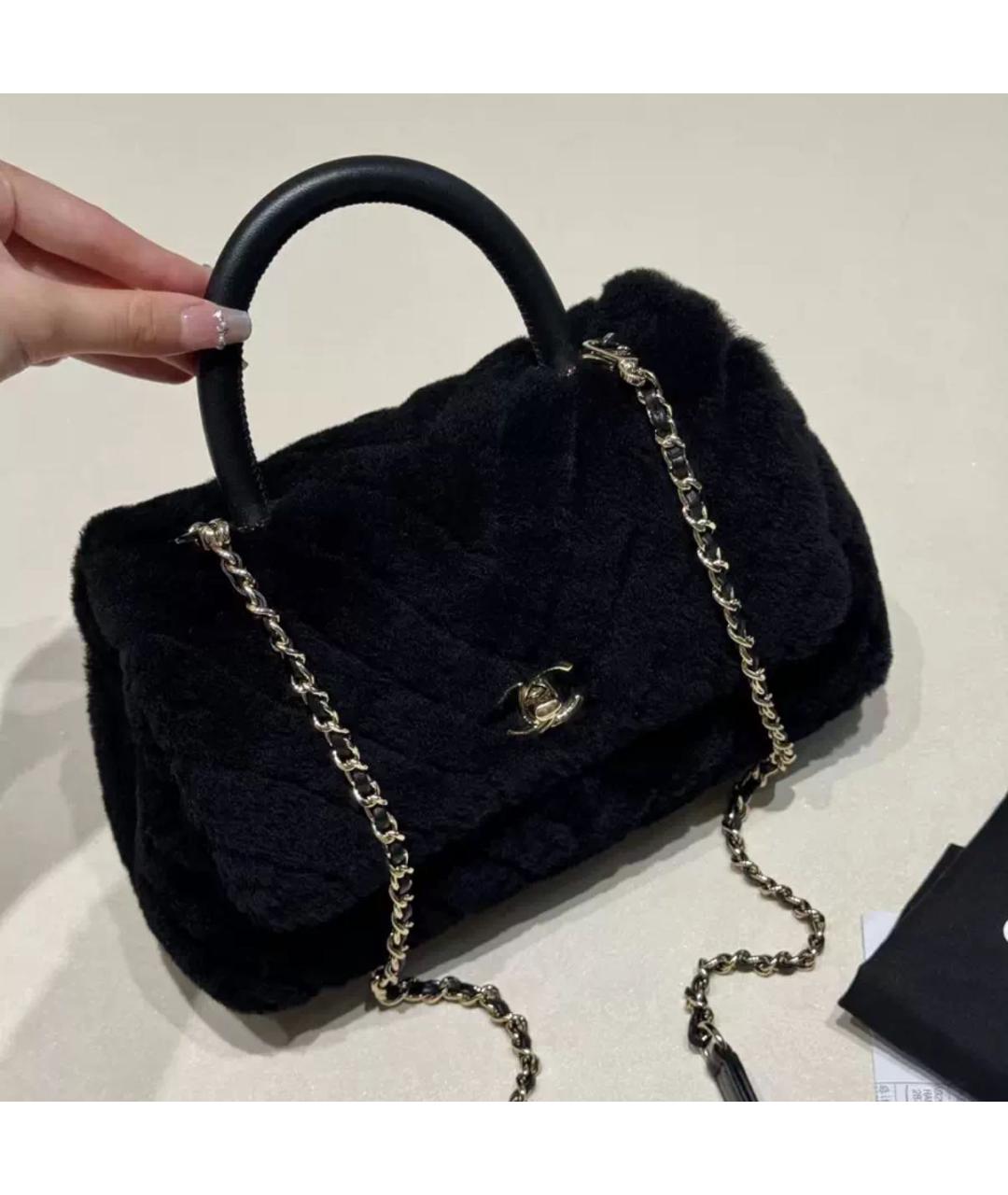 CHANEL Черная сумка через плечо, фото 5