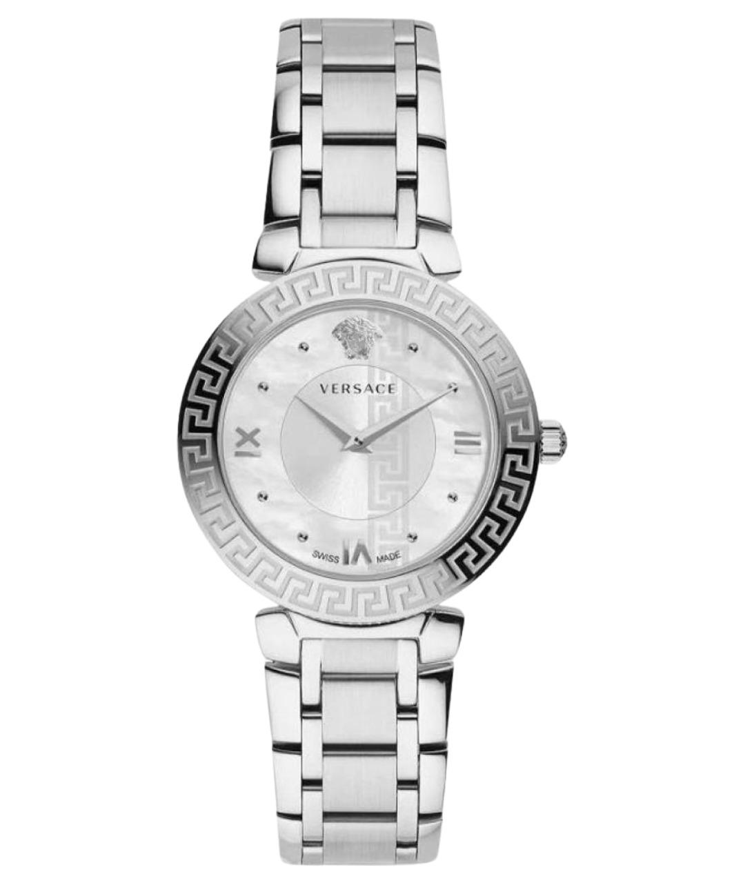 VERSACE Серебряные стальные часы, фото 1