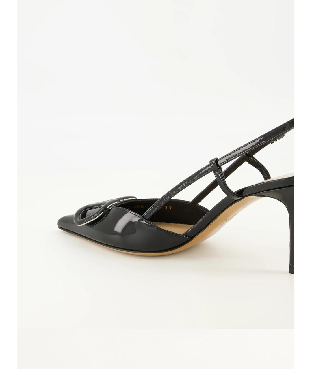 VALENTINO Черные кожаные туфли, фото 4