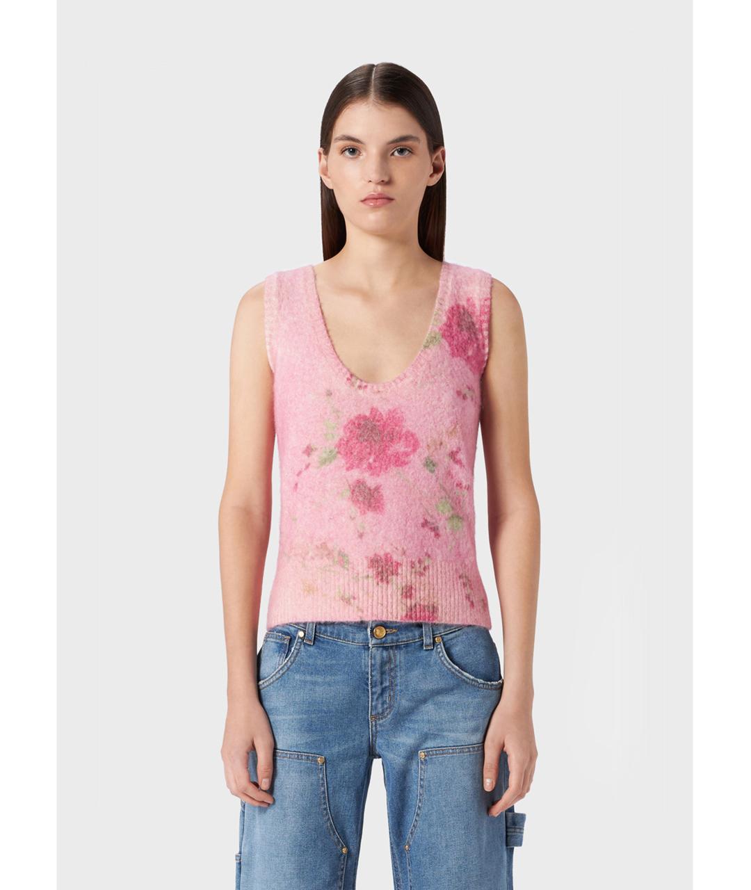 BLUMARINE Розовая жилетка, фото 2