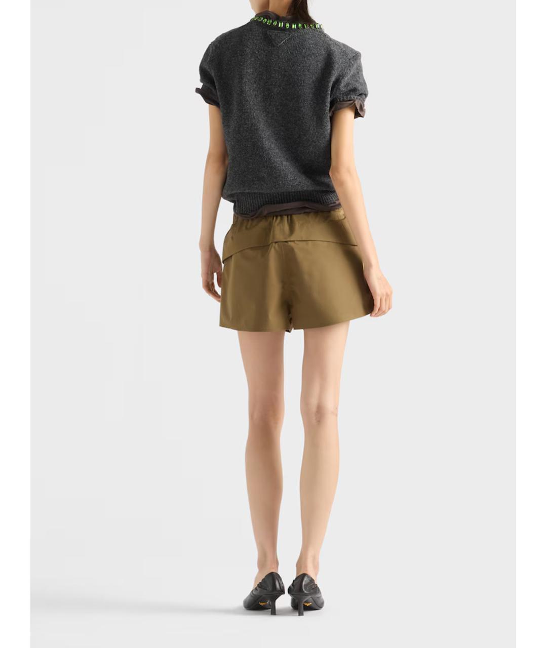 PRADA Серый шерстяной джемпер / свитер, фото 3