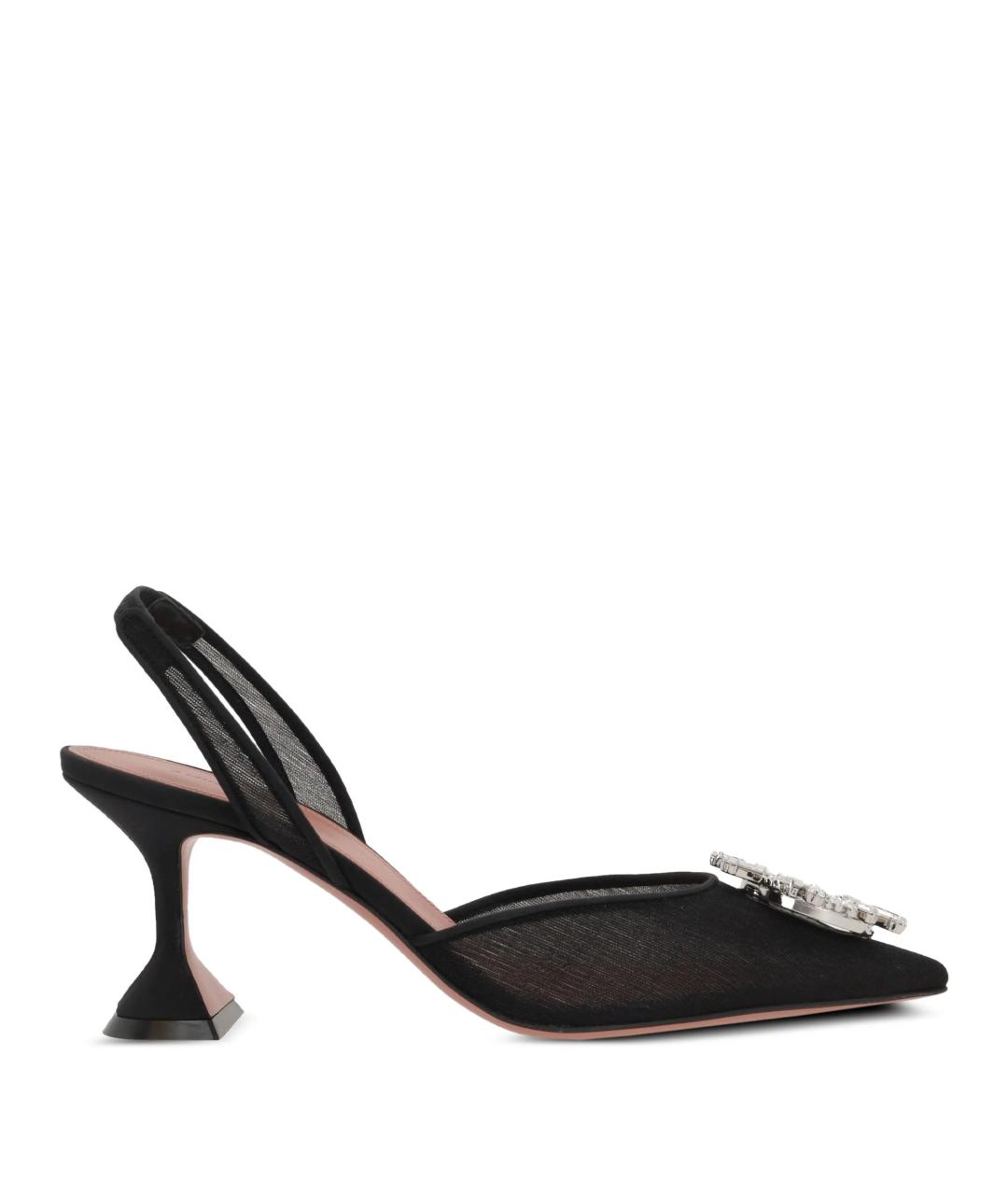 Amina Muaddi Черные туфли, фото 1