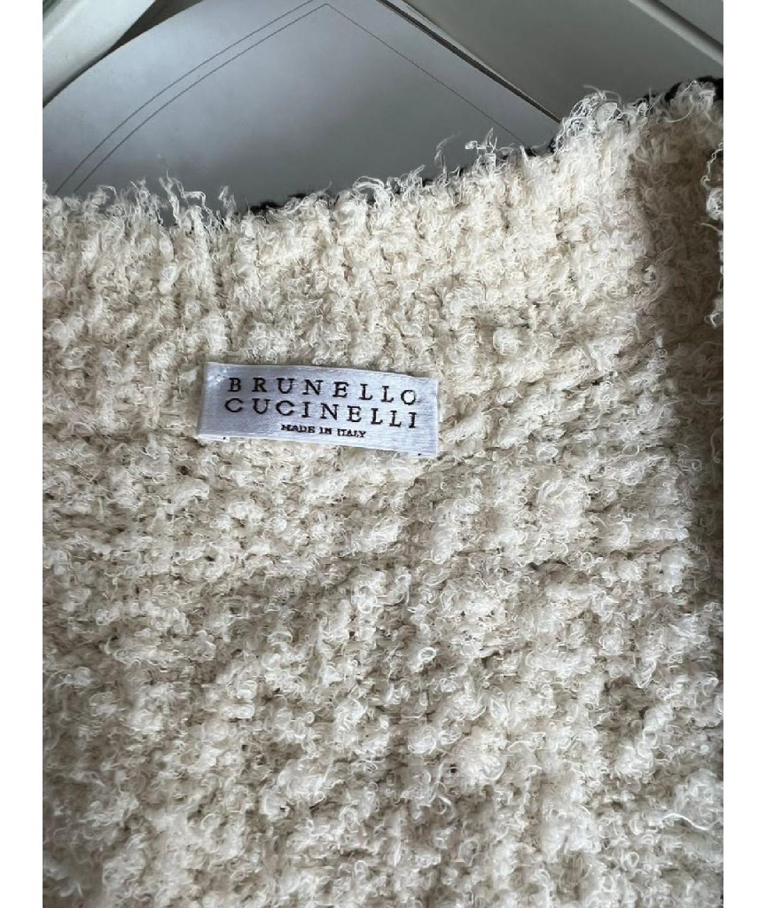 BRUNELLO CUCINELLI Бежевый хлопковый кардиган, фото 4