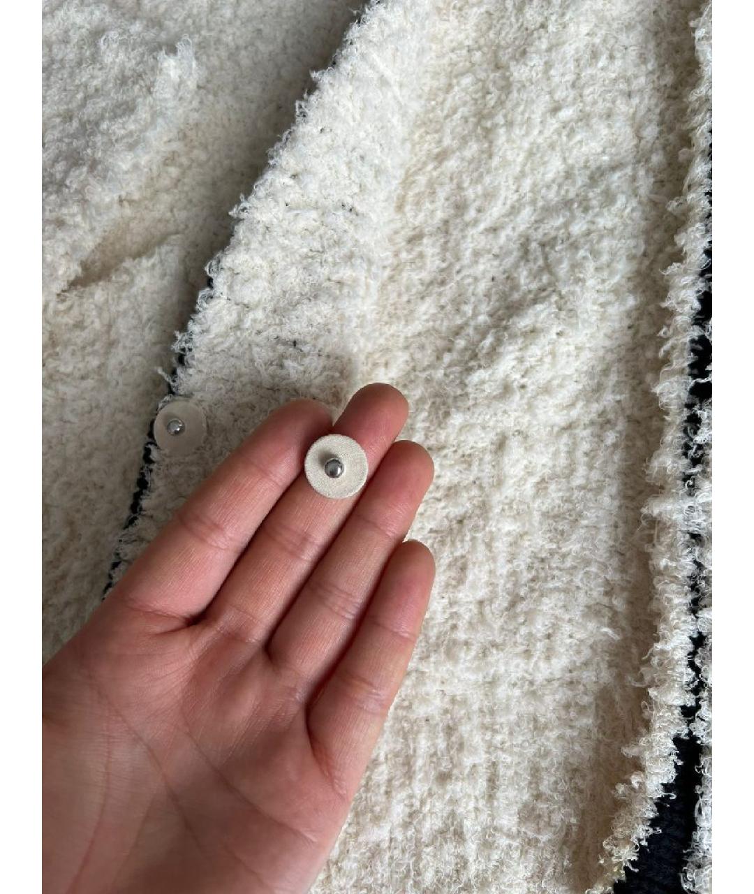 BRUNELLO CUCINELLI Бежевый хлопковый кардиган, фото 6