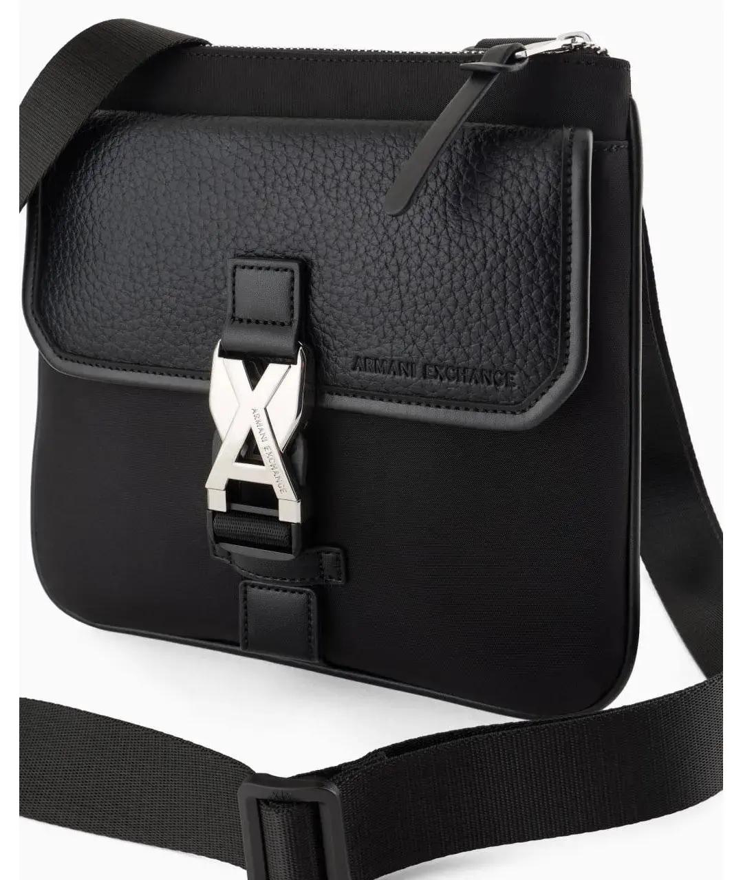 ARMANI EXCHANGE Черная сумка через плечо, фото 2