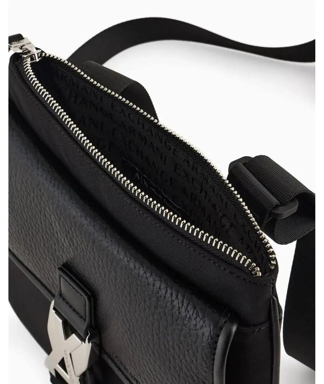 ARMANI EXCHANGE Черная сумка через плечо, фото 3