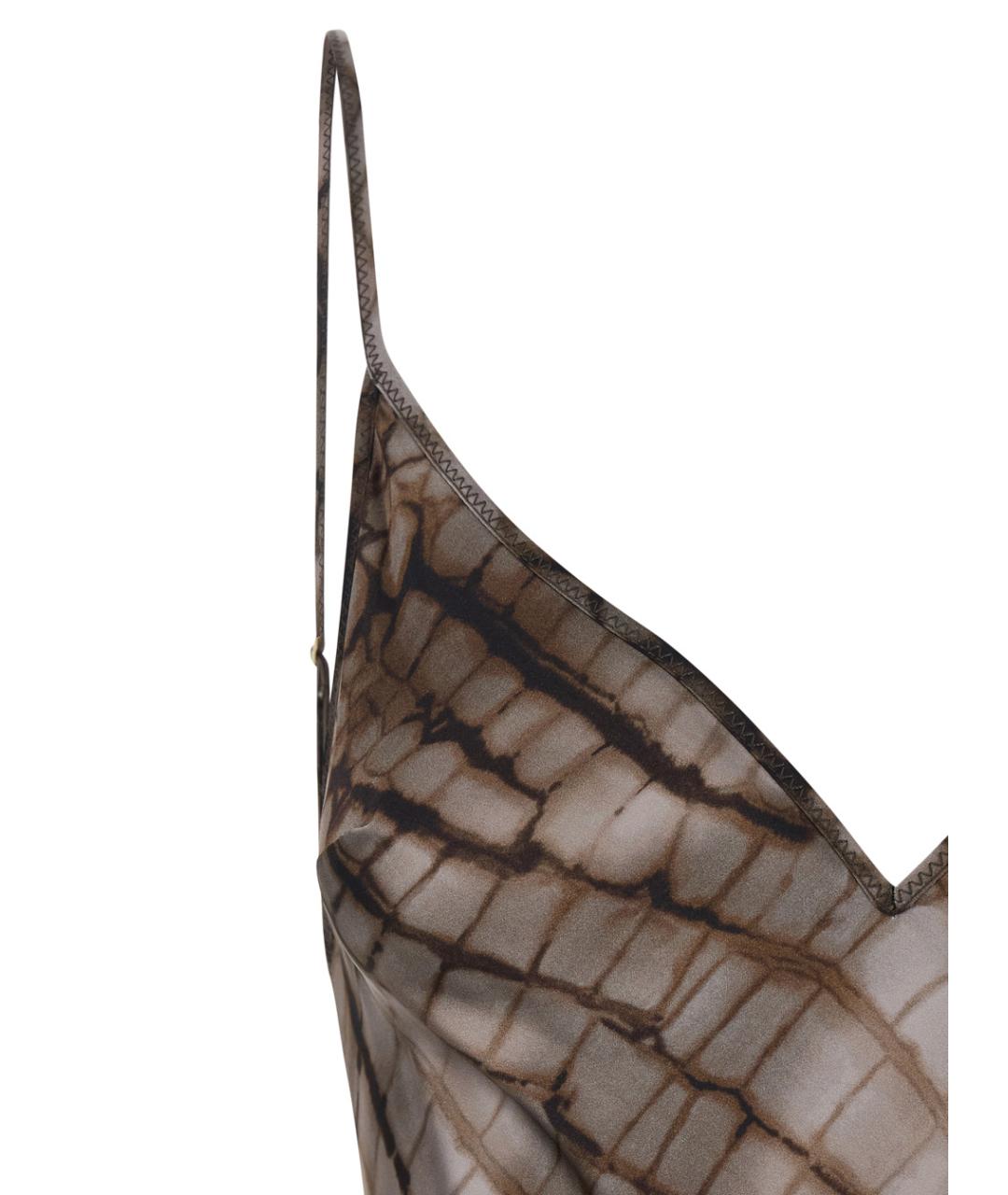 ELISABETTA FRANCHI Мульти вискозное коктейльное платье, фото 3