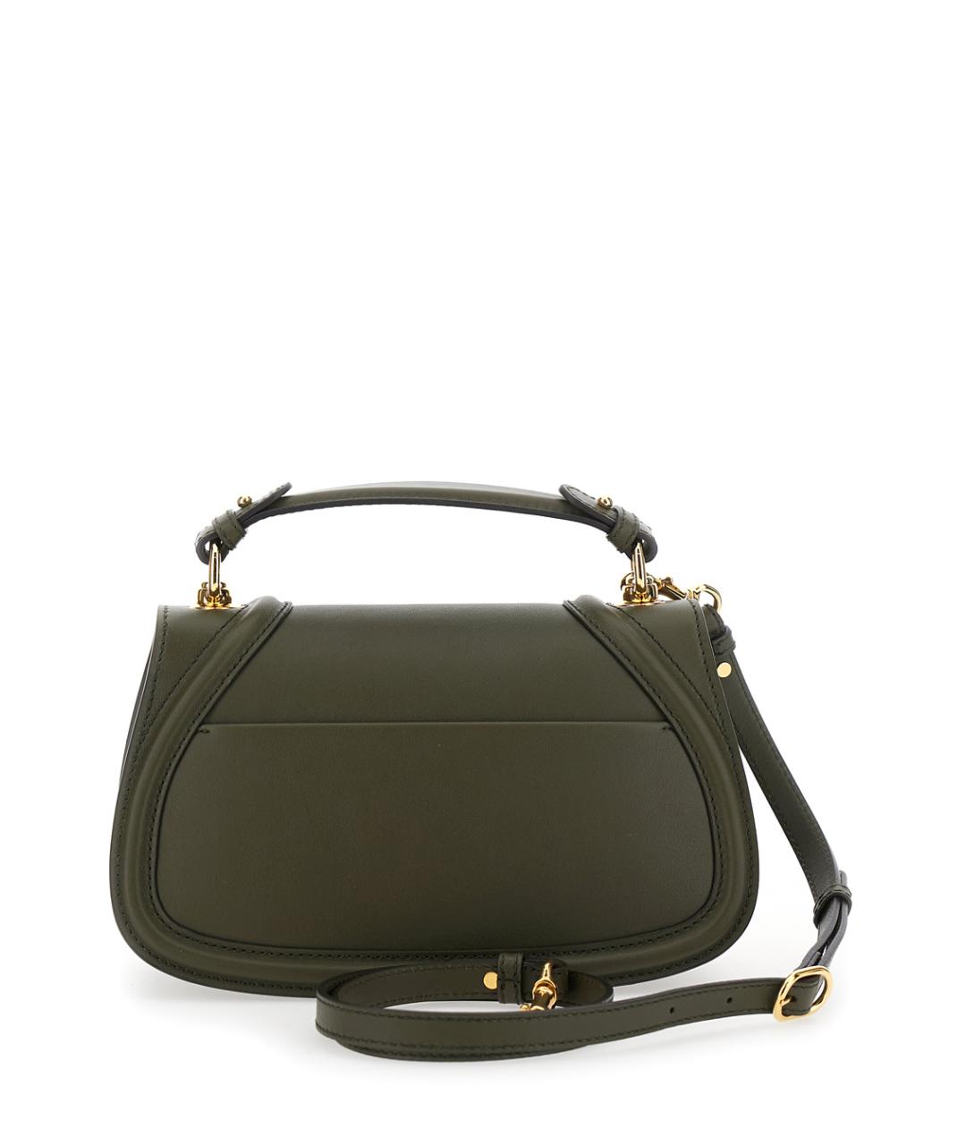 GUCCI Зеленая кожаная сумка через плечо, фото 2