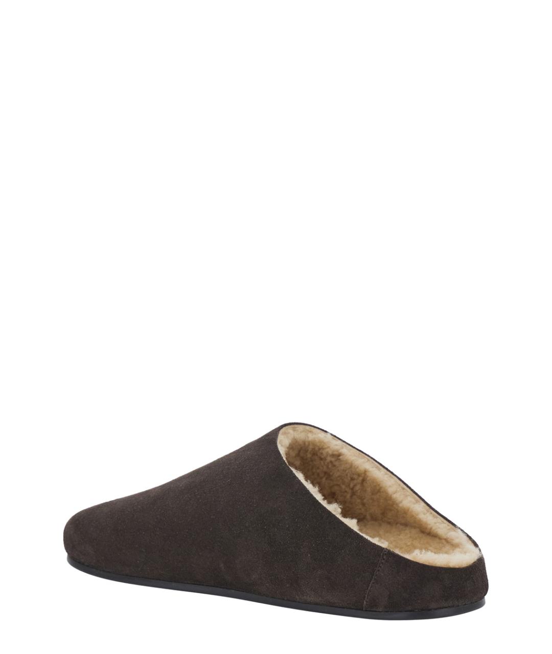 THE ROW Коричневые замшевые сабо, фото 2