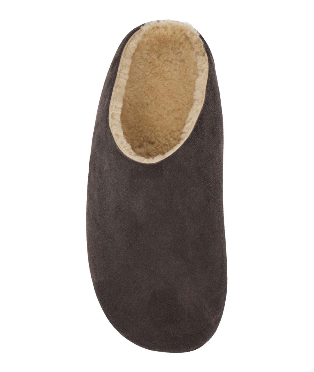 THE ROW Коричневые замшевые сабо, фото 3