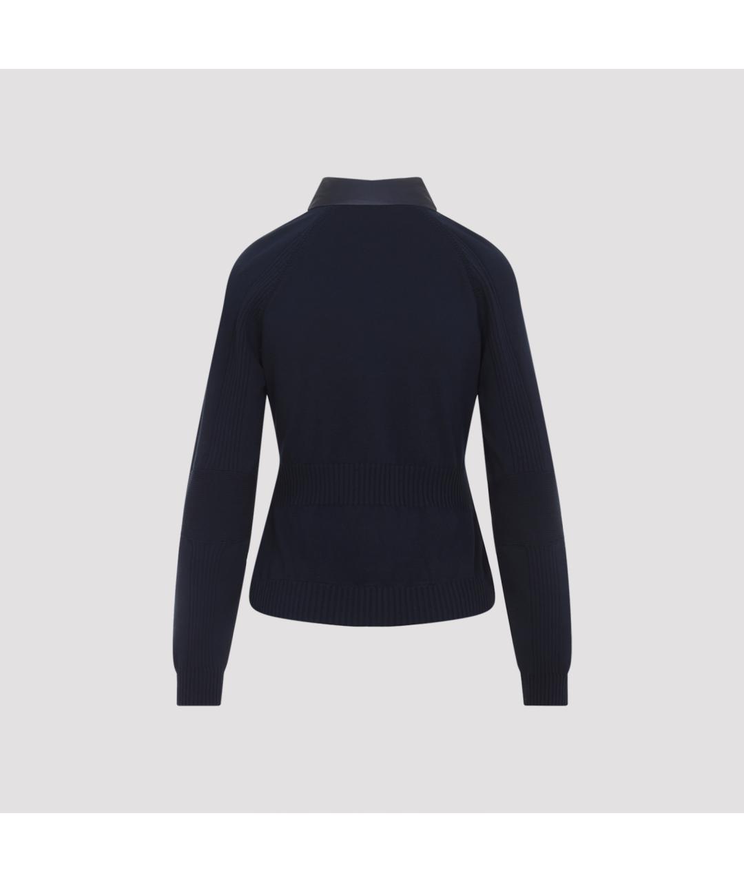 MONCLER GRENOBLE Синяя вискозная куртка, фото 2