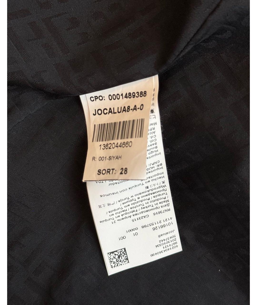 HUGO BOSS Черный ацетатный жакет/пиджак, фото 5