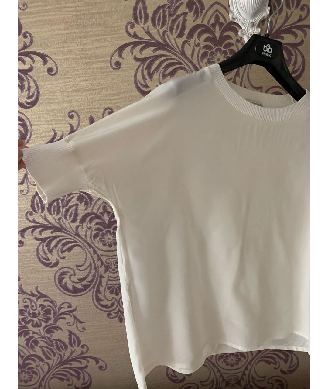 Falconeri Белая шелковая рубашка, фото 4