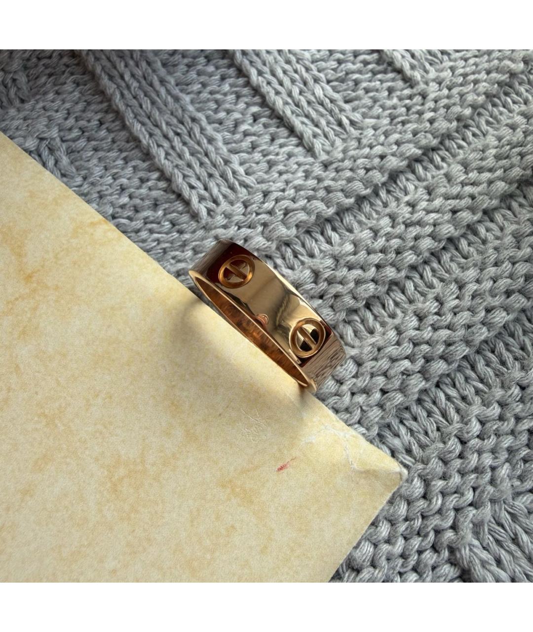 CARTIER Золотое кольцо из розового золота, фото 7