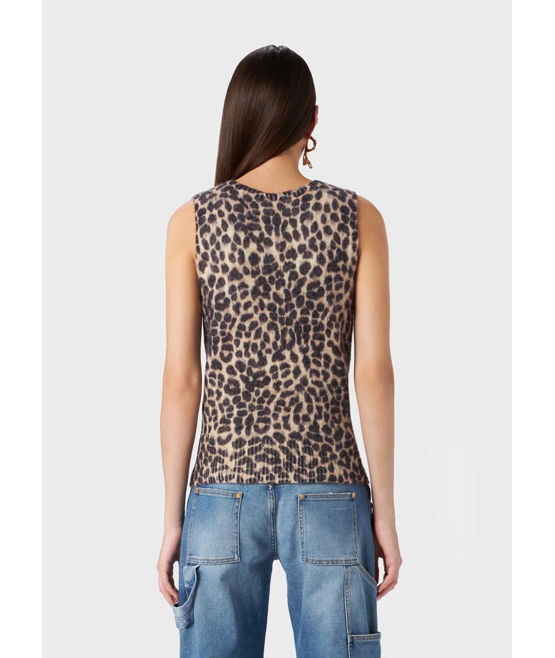 BLUMARINE Мульти шерстяная жилетка, фото 3