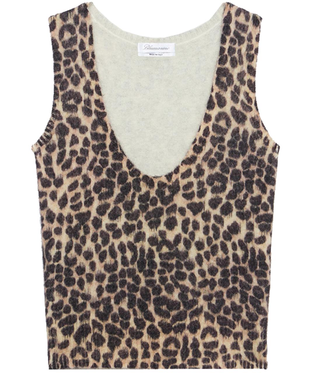 BLUMARINE Мульти шерстяная жилетка, фото 1