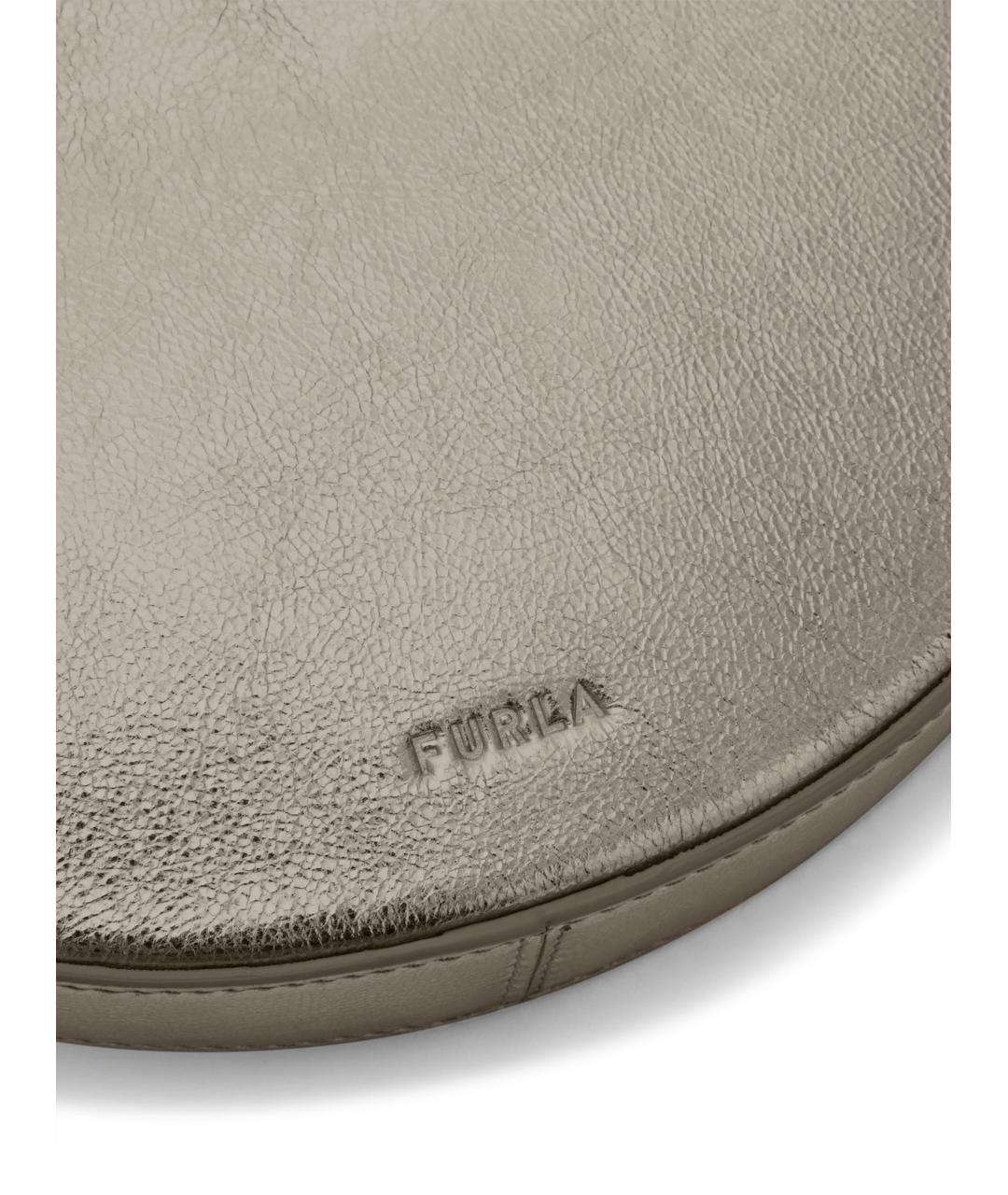 FURLA Белая кожаная сумка через плечо, фото 4
