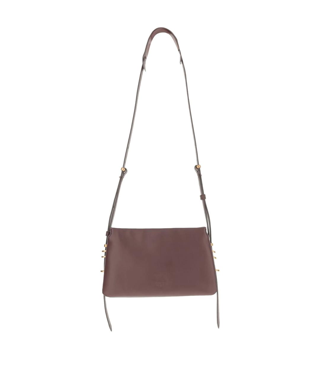 PINKO Красная кожаная сумка через плечо, фото 2