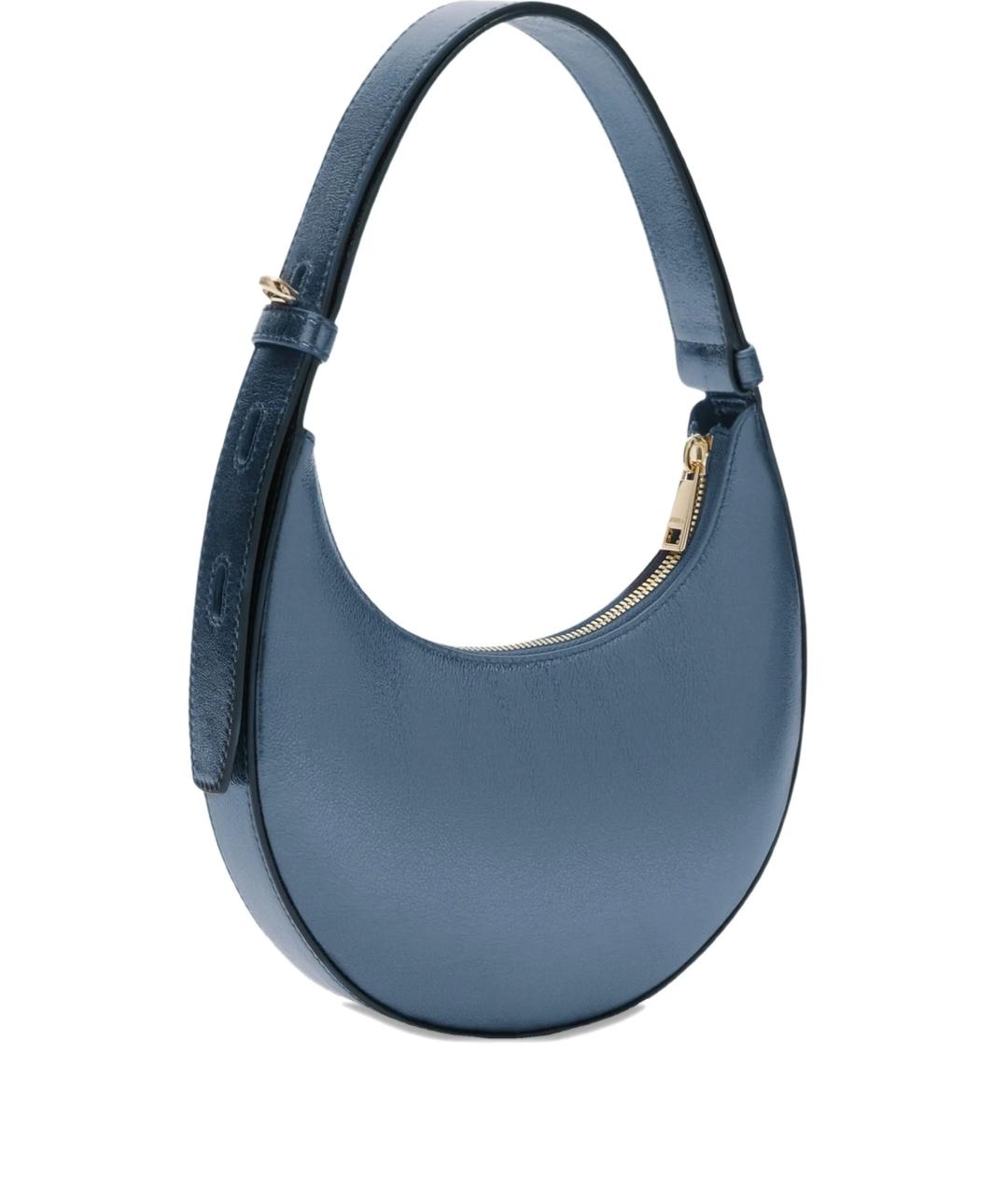 FURLA Синяя кожаная сумка через плечо, фото 2