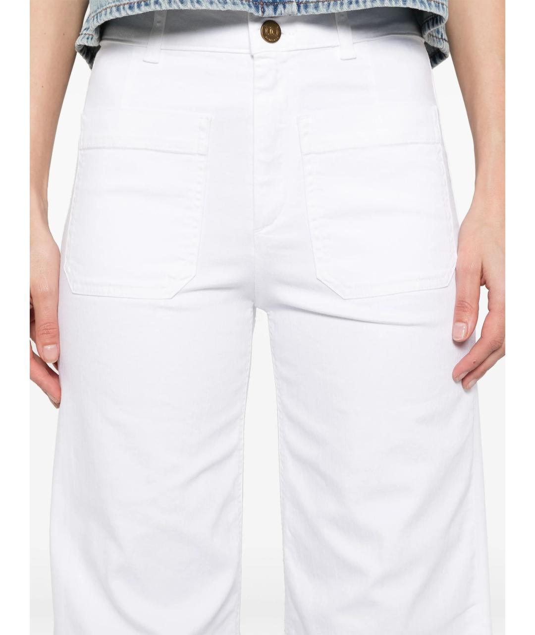 SEAFARER Белые хлопковые прямые джинсы, фото 5