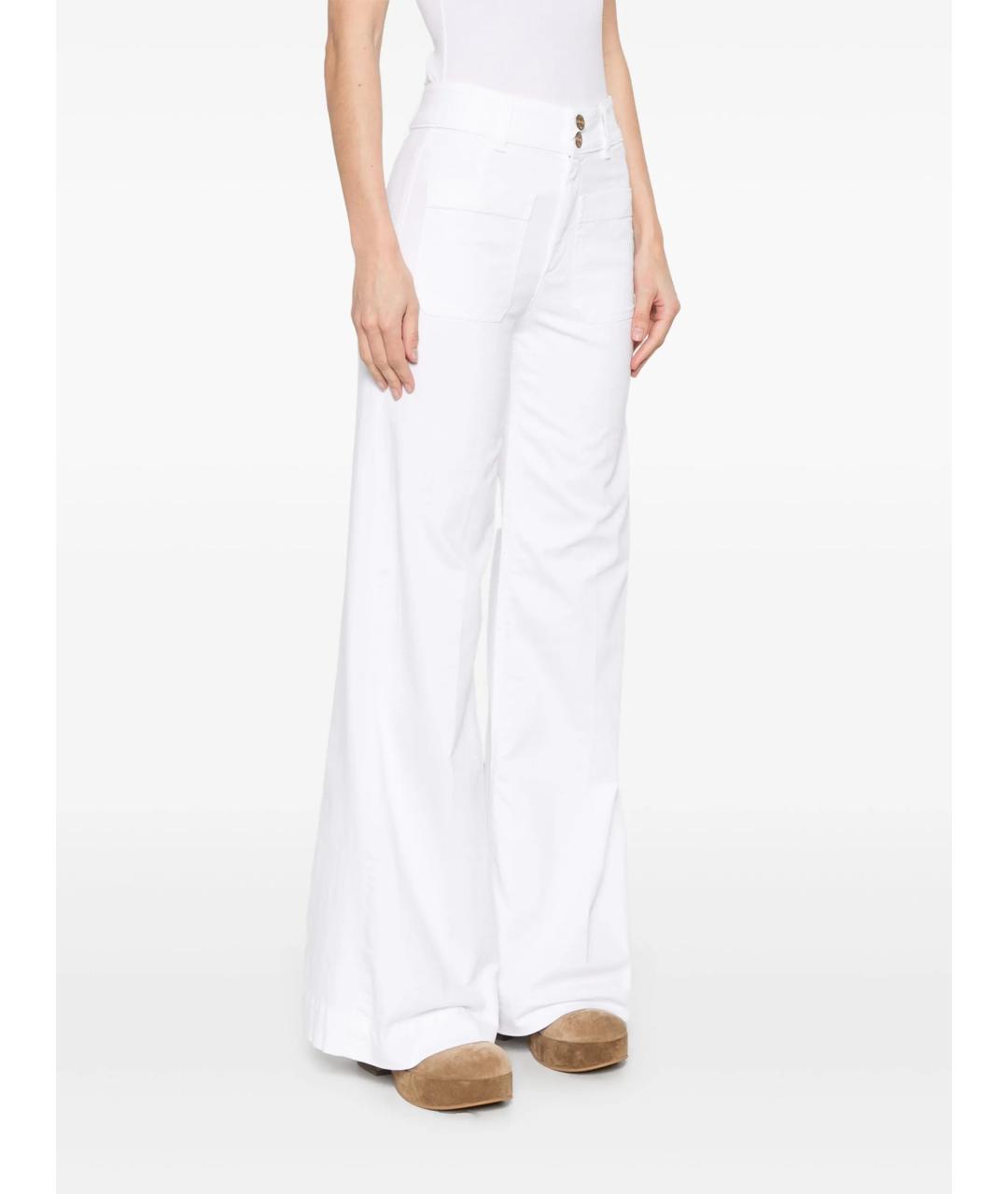 SEAFARER Белые хлопковые прямые джинсы, фото 3