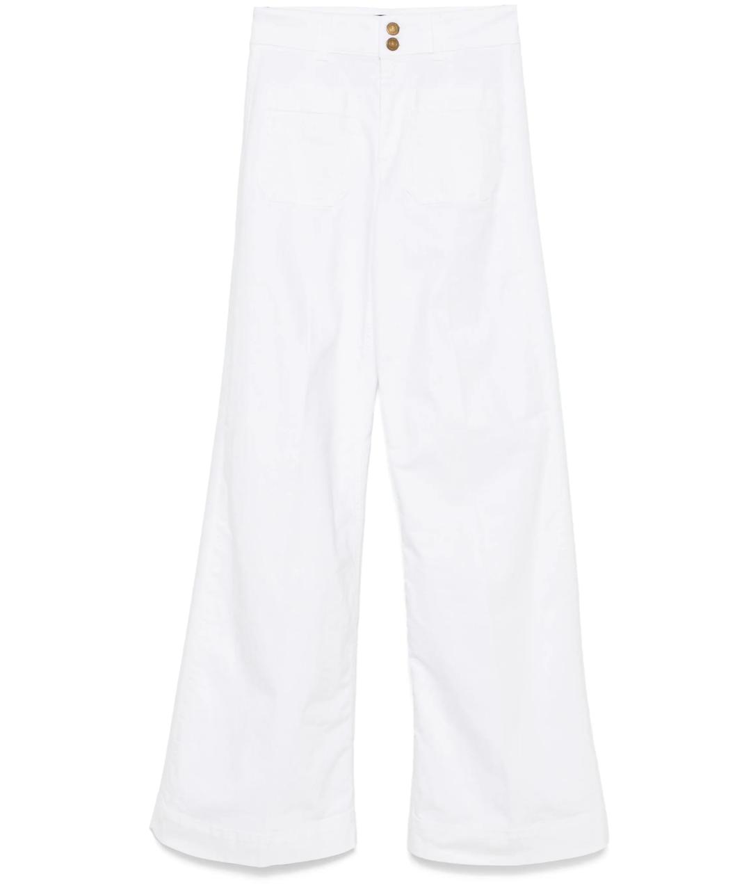 SEAFARER Белые хлопковые прямые джинсы, фото 1