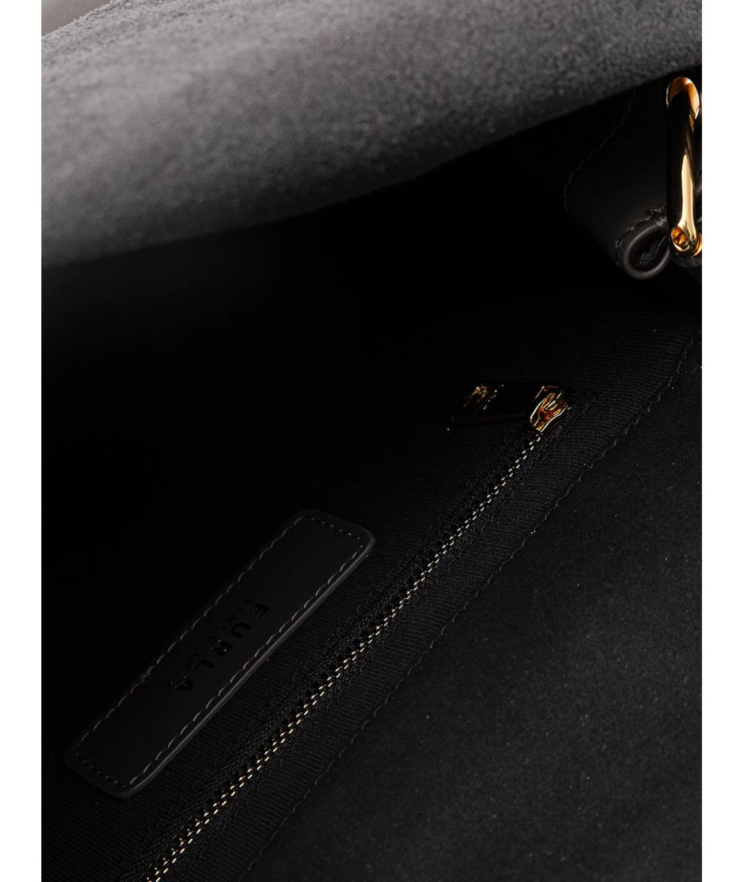 FURLA Серая кожаная сумка через плечо, фото 5