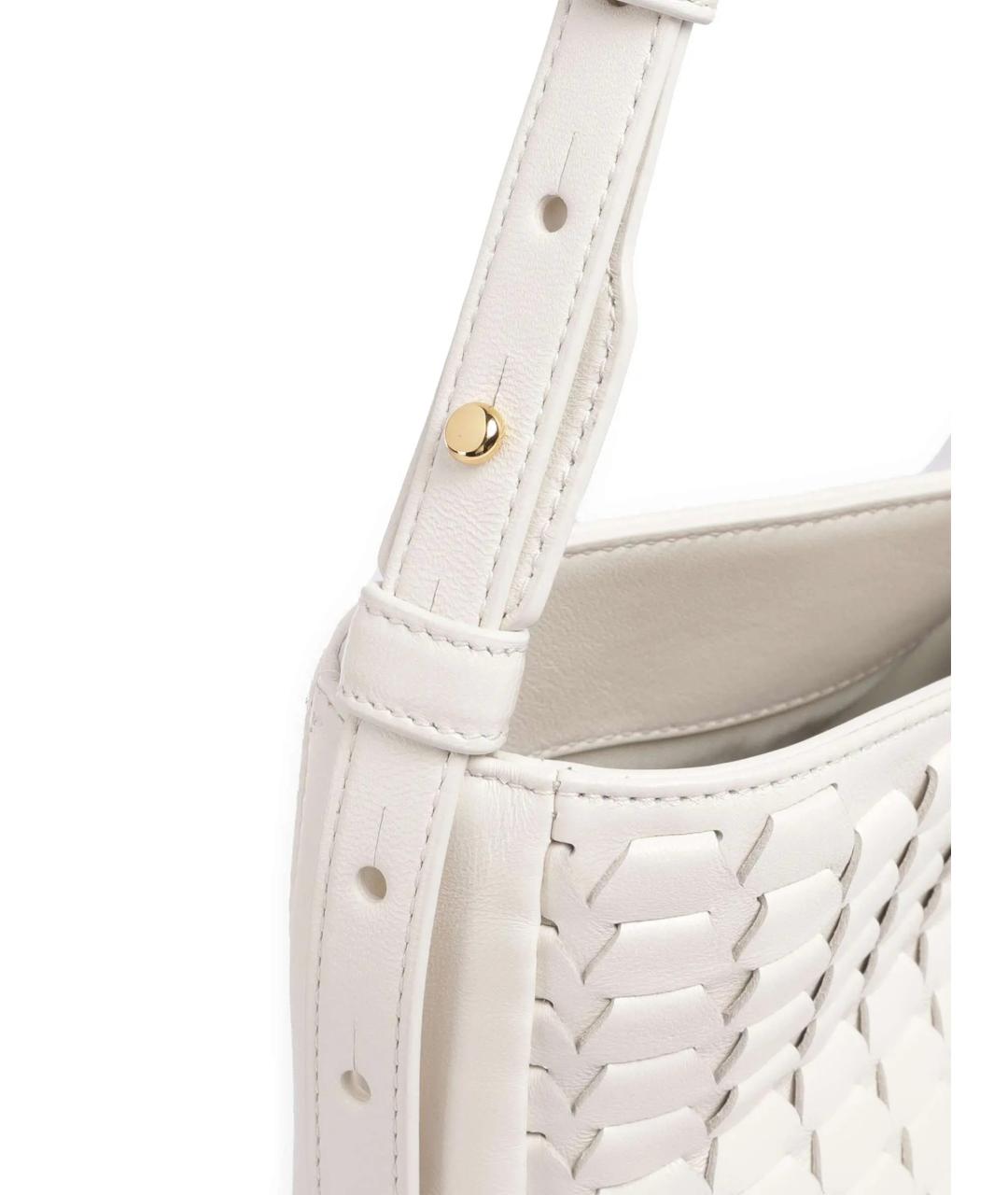 FURLA Белая кожаная сумка через плечо, фото 3